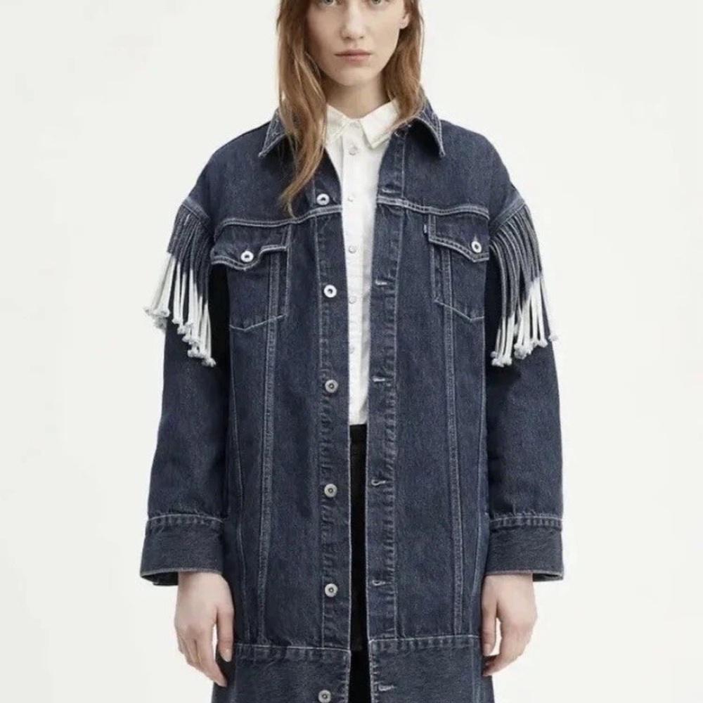 Levi's Made & Crafted Denim Fringe Jacket